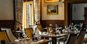 Formal Dining at Lake View Restaurant, Armathwaite Hall Hotel and Spa in Bassenthwaite, Lake District