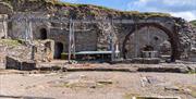 Grounds and historic buildings at Nenthead Mines in Nenthead, Cumbria