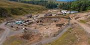 Grounds and historic buildings at Nenthead Mines in Nenthead, Cumbria