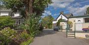 Front Drive and Exterior at Burn How Garden House Hotel in Bowness-on-Windermere, Lake District