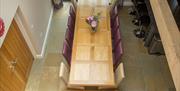 Dining area at Low Ploughlands Holiday Lets in Little Musgrave, Cumbria