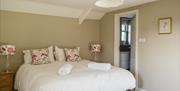 Double ensuite bedroom at Low Ploughlands Holiday Lets in Little Musgrave, Cumbria