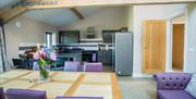 Kitchen and dining area at Low Ploughlands Holiday Lets in Little Musgrave, Cumbria