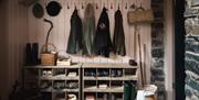 Kit storage area in a Boutique Retreats Cottage in the Lake District, Cumbria