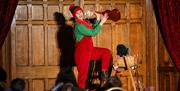 Performer at Barrow Christmas, held by BarrowFull in Barrow-in-Furness, Cumbria