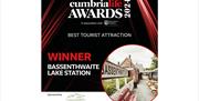 Bassenthwaite Lake Station, Winners of the Best Tourist Attraction award from the 2024 Cumbria Life Awards