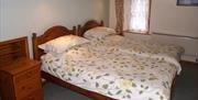 Twin Bedroom in Middleton's Cottage in Dent, Cumbria