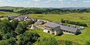 Aerial View of Bendrigg Lodge at Bendrigg Trust near Kendal, Cumbria