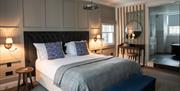 Double Bedroom with Ensuite Bathroom at The Black Bull Inn in Sedbergh, Cumbria © Amanda-Farnese Heath Photography