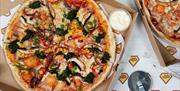 Pizzas from Boom Foods in Kendal, Cumbria