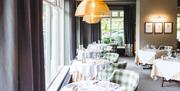 Dining Room at Borrowdale Gates Hotel in Grange near Keswick, Lake District