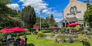 Outdoor and Garden Dining at The Borrowdale Hotel in Borrowdale, Lake District