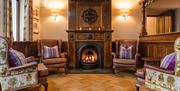 Cosy Seating Area at The Borrowdale Hotel in Borrowdale, Lake District