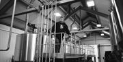 Inside the Brewery at Bowness Bay Brewing in Kendal, Cumbria