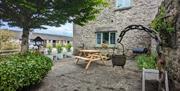 Outdoor Seating Area at Brackenthwaite Farm in Carnforth