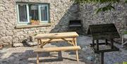 Outdoor Dining Area at Brackenthwaite Farm in Carnforth