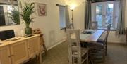 Dining Room at The Old Farmhouse at Brackenthwaite Farm near Arnside
