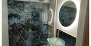 Ensuite Bathroom at Braithwaite House Rooms in Braithwaite, Lake District