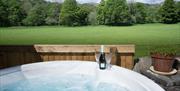 Hot tub at Brantholme B&B in Ambleside, Lake District