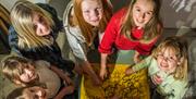 Children at an Art Class at Brewery Arts Centre in Kendal, Cumbria