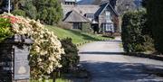 Exterior and drive at Broadoaks Country House in Troutbeck, Lake District