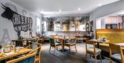 Brossen Steakhouse dining room at Inn on the Square in Keswick, Lake District