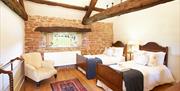 Bedroom at Glassonby Old Hall in Glassonby, Cumbria
