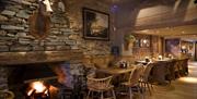 Dining Area at The Queens Head in Troutbeck, Lake District