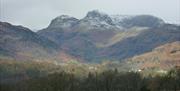 Dramatic Lake District Mountain Scenery near Roman How near Windermere, Lake District