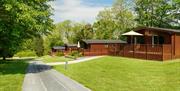 Pine Lodges at Woodlands Country House Hotel in Meathop, Lake District