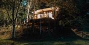 Exterior of Tawny Owl Treehouse from Classic Cottages in the Lake District, Cumbria