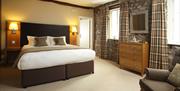 Bedroom at Sun Inn in Kirkby Lonsdale, Cumbria