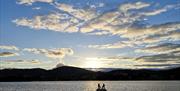 Sunset over Ullswater, as Seen from Ullswater Yacht Club in the Lake District, Cumbria