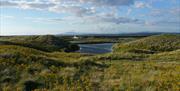 Views at South Walney Nature Reserve at Barrow-in-Furness in Cumbria