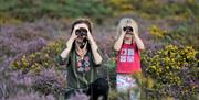 Family on Wildlife Tracking Tour with Cumbria Wildlife Trust at South Walney Nature Reserve