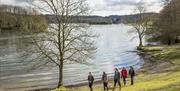 Walking near Claife Viewing Station at Hawkshead, Lake District