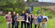 Visitors at an Experience at Cliffhanger Rooms in Backbarrow, Lake District