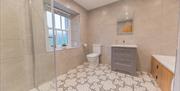 Bathroom at Cragg Cottage in Torver, Lake District
