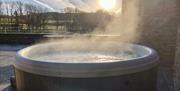 Hot Tub at Cragg Cottage in Torver, Lake District