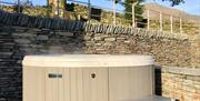 Hot Tub at Cragg Cottage in Torver, Lake District