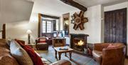 Lounge at The Coppermines Mountain Cottages in Coniston, Lake District