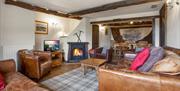 Lounge at The Coppermines Mountain Cottages in Coniston, Lake District