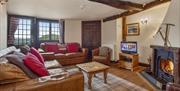 Lounge at The Coppermines Mountain Cottages in Coniston, Lake District