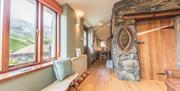 Lounge and Entryway at Slater Bob's in the Coppermine Valley, Coniston, Lake District