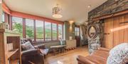 Lounge at Slater Bob's in the Coppermine Valley, Coniston, Lake District
