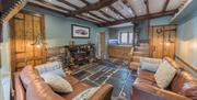 Lounge at Slater Bob's in the Coppermine Valley, Coniston, Lake District