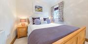 Wide-angle Photo of Double Bedroom at Springbank Cottage in Coniston, Lake District