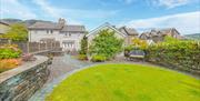 Garden at the Rear of Springbank Cottage in Coniston, Lake District