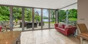 Kitchen with Outdoor Access at Tanglewood near Coniston, Lake District