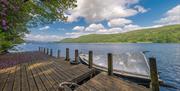 Pier at Tanglewood near Coniston, Lake District